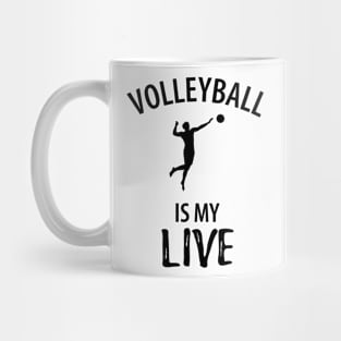 Volleyball Sport Team Play Gift Mug